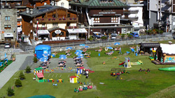 La Kids Zone nel campetto del Cretaz in estate