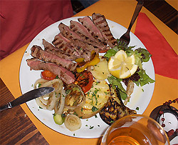 I piatti del Ristorante del Lino's Bar